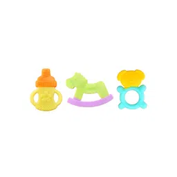 The Little Lookers Pack of 3 Silicone BPA Free Teether-image-9
