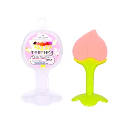 The Little Lookers Peach Silicone Fruit Shape Teether-image-0