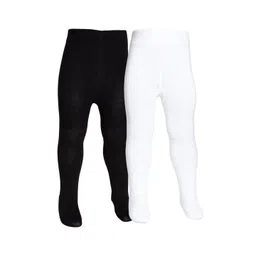 THE LITTLE LOOKERS Set of 2 Kids Cotton Stockings Footed Pantyhose-picture-57