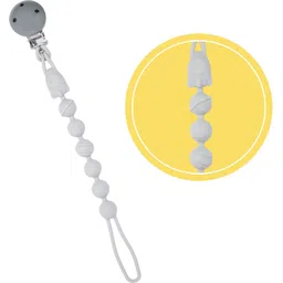 the little lookers Silicone Pacifier Chain Clip for Baby, One Piece Pacifier Clips Without Soother-picture-20
