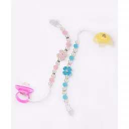 The Little Lookers Silicone Pacifier Clip for Baby Boys and Girls, Fits Most Pacifiers and Teething Toys Pack of 2 - Blue & Baby Pink.-picture-16