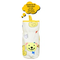 the little lookers The Little Looker Plush Bottle Cover with Elastic Neck Pack of 1 - Fits 240 ml, 260 ml, 330 ml Bottle-picture-21