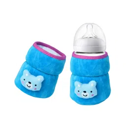 the little lookers The Little Looker Plush Cotton Bottle Cover Blue - Fits 125ml Bottle (Cartoon Print May Very)-picture-20