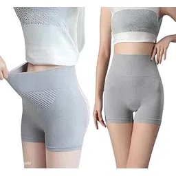 the look store Women's High Waisted Shapewear Belly Fat Shapewear for Tummy Slimming | High-Waisted Shapewear for Belly Reduction (Combo Pack -2)-picture-29