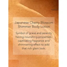 The Love Co Diamond Shimmer Japanese Cherry Blossom Body Lotion - 100ml image 3