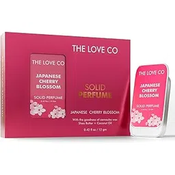 THE LOVE CO. Japanese Cherry Blossom Solid Perfume for Men & Women | Long-Lasting Floral Fragrance Balm | Alcohol-Free, Travel-Friendly, Pocket Perfume Stick | Luxury Scent - 12gm-picture-22