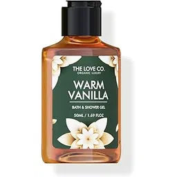 The Love Co. Warm Vanilla Body Wash | 100% Vegan Body Wash for Women and Men | Shower Gel for Smooth and Soft Skin | 50ml-picture-23