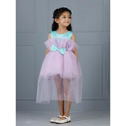 The Lush Affair Bow Detail Net Empire Dress-picture-23