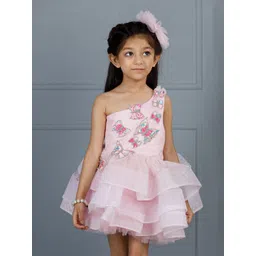 The Lush Affair Girls Net Fit & Flare Dress-picture-26