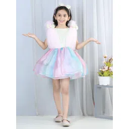 The Lush Affair Girls Sequined Fit & Flare Dress-picture-34