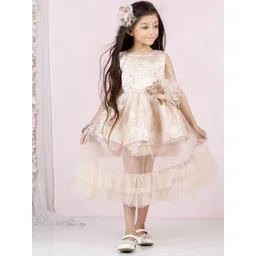 The Lush Affair Jacquard Girls Fit & Flare Dress-picture-32