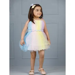 The Lush Affair Off-Shoulder Net Fit & Flare Dress-picture-40