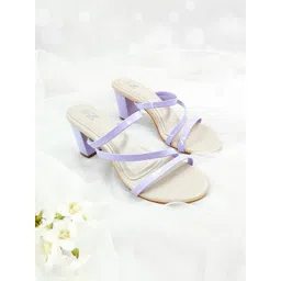 THE MADRAS TRUNK Colourblocked Block Sandals-picture-40