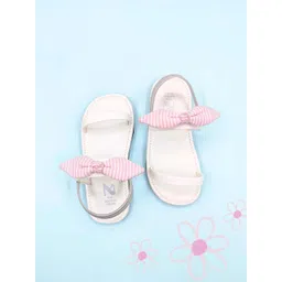 THE MADRAS TRUNK Kids Open Toe Flats-image-4