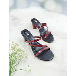 THE MADRAS TRUNK Women Open Toe Block Heel Sandals-picture-29