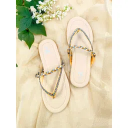 THE MADRAS TRUNK Women Open Toe Flats-picture-29