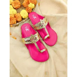 THE MADRAS TRUNK Women Open Toe Flats-picture-24