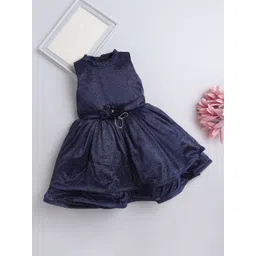 The Magic Wand Girls Embellished Fit & Flare Dress Comes with a belt image 1