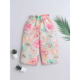 The Magic Wand Girls Floral Printed Trousers-picture-16