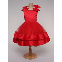 The Magic Wand Girls Satin Fit and Flare Midi Dress-picture-45