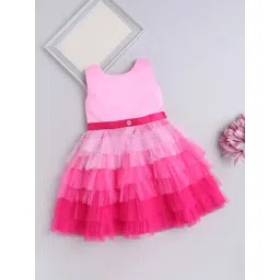 The Magic Wand Kids Pink Embellished Dress-picture-29