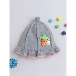 The Magic Wand Unisex Kids Embroidered Woollen Beanie-picture-38