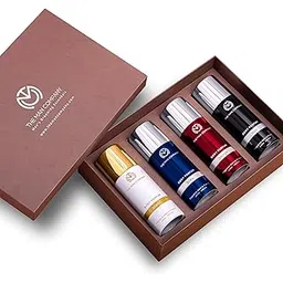The Man Company Multifaceted No Gas Deodorant Set | Bleu, Blanc, Noir, Rouge | Body Spray Perfume for Men | Premium Long Lasting Fragrance | Luxury Gift Kit - (120ml *4)-picture-45