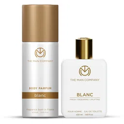 the man company Blanc EDT 50ml & Body 120ml Perfumes for Men Combo Deodorant Spray-For Men-picture-12