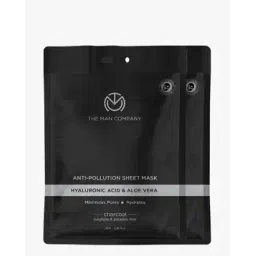 the man company Pack of 2 Charcoal Face Sheet Mask - 25 ml-picture-28