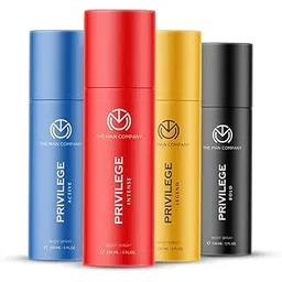 The Man Company Privilege Deodorant Spray Combo Pack For Men 4 X 150ml | Active, Legend, Intense & Bold, Premium Long-Lasting Fragrance Deodornats, Everyday Use, Travel-Friendly Deo Set-picture-14