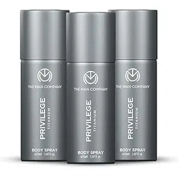 The Man Company Privilege Titanium Deodorant Combo for Men -150ml*3 | Premium Body Spray For Man | Long-Lasting Fragrance | Perfect Deo Set For Everyday Use-picture-28