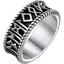 the men thing CELTIC KNOT VIKING - Titanium Steel Ring-picture-27