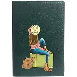 the messy corner Unisex Passport Cover For Men & Women | Printed, Classy & Stylish | Wanderlust | Vegan Leather Passport Cover For Travel,Multi-picture-46