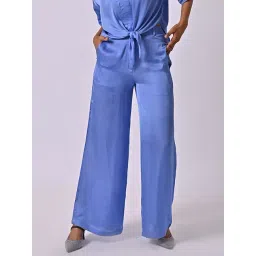 The Missy Co. Blue Mid Rise Flared Pants-picture-33