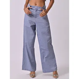 The Missy Co. Blue Mid Rise Flared Pants-picture-27