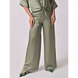 The Missy Co. Green Mid Rise Flared Pants-picture-25