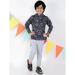 The Mom Store Boys Grey Printed Sweatshirt - Pack of 3-picture-15