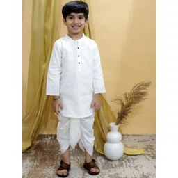 The Mom Store Boys Regular Pure Cotton Kurta with Dhoti Pant-picture-53