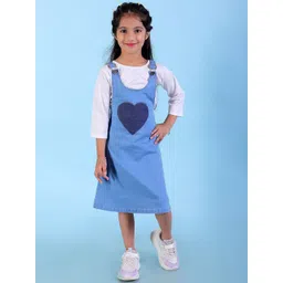 The Mom Store Floral Denim A-Line Midi Dress-picture-44