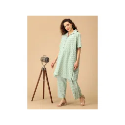 The Mom Store Geo-Mint-Ry Maternity and Nursing Co Ord Set-picture-16