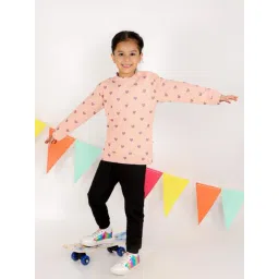 The Mom Store Girls Pink Printed Sweatshirt - Pack Of 3-picture-43