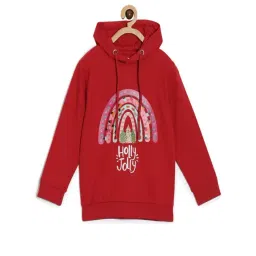 The Mom Store Girls Red Printed Sweatshirt - Pack Of 1-picture-28