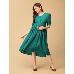 The Mom Store Green It Girl Maternity And Nursing Dress-picture-13