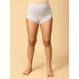 The Mom Store Grey Cotton Comfort Fit Maternity Panties-picture-11