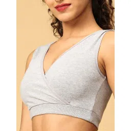 The Mom Store Grey Cotton Maternity Bra image 5