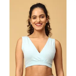 The Mom Store Maternity Nursing Sleep Bra - Sky Blue image 1