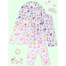 The Mom Store Multicolor Cotton Printed Rompers - Pack of 3-image-17