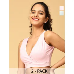 The Mom Store Pack Of 2 Full Coverage All Day Comfort Maternity Bra-picture-32