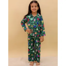 The Mom Store Unisex Kids Printed Night suit-picture-57
