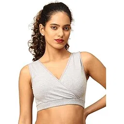 The Mom Store Women's Cotton Maternity and Nursing Sleep Bra Sweat Resistant Convenient Feeding-Combo Pack-picture-35